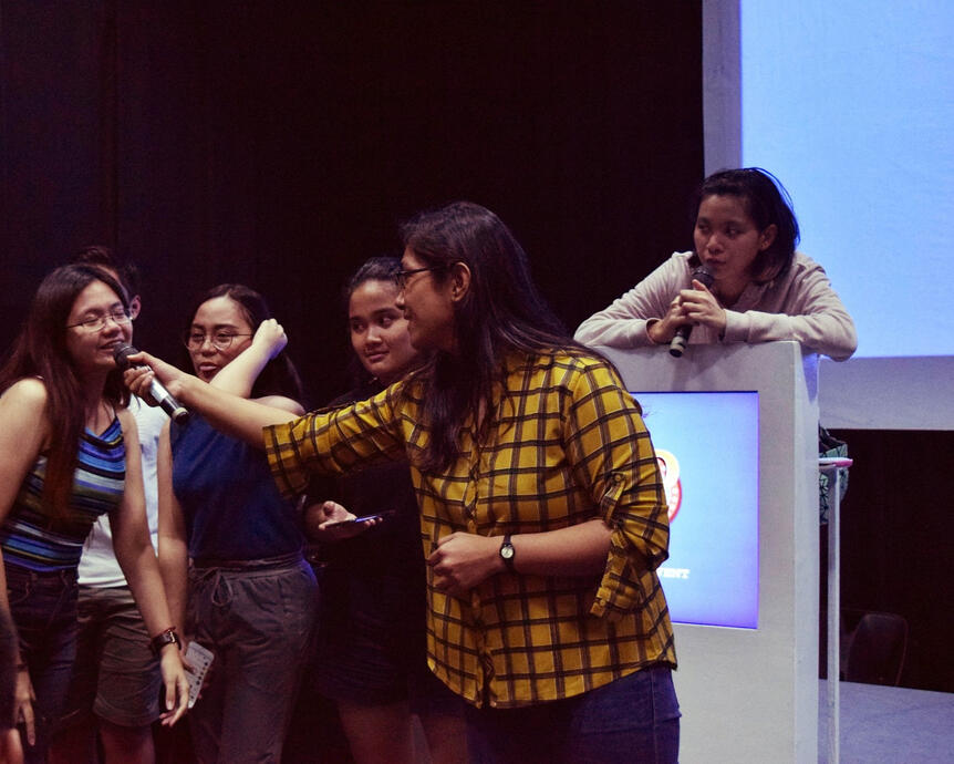 DZUP x UP Department of BroadComm live radio event