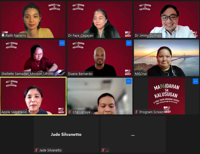 With UPIS Batch &#39;96 webinar organizers